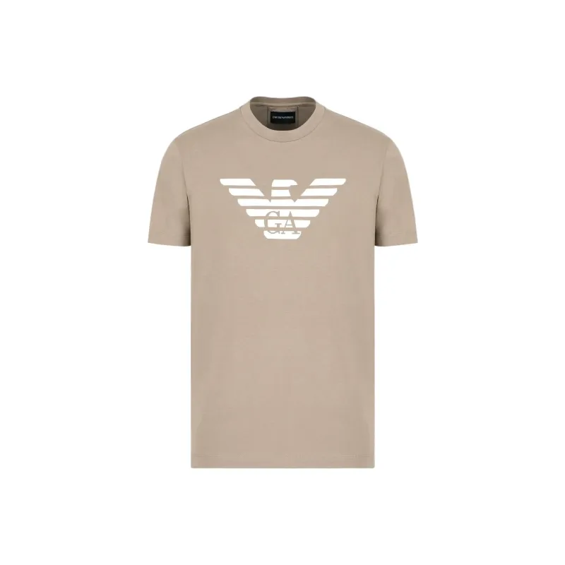 EMPORIO ARMANI Pima jersey T shirt With Logo Print-0