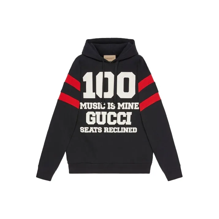 GUCCI Sweatshirts Men Black-0