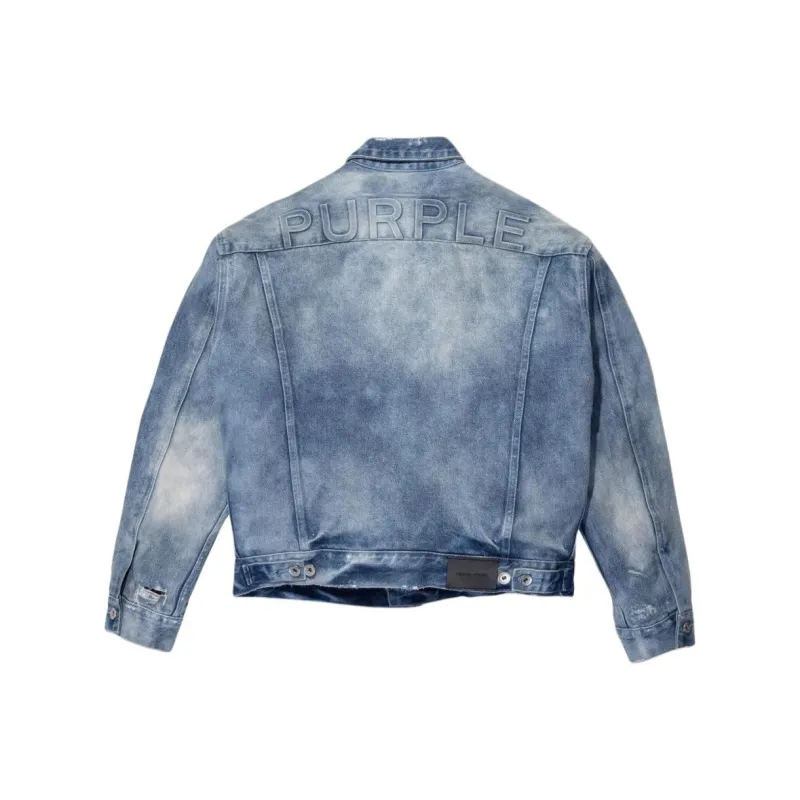 PURPLE BRAND Padded Denim Jacket-1