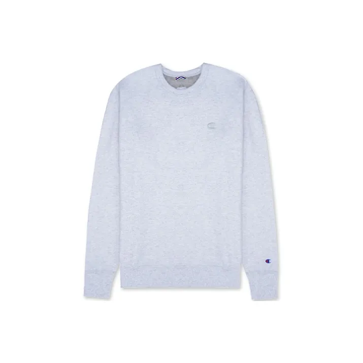 Champion Sweatshirt US Version Unisex Light Gray-0
