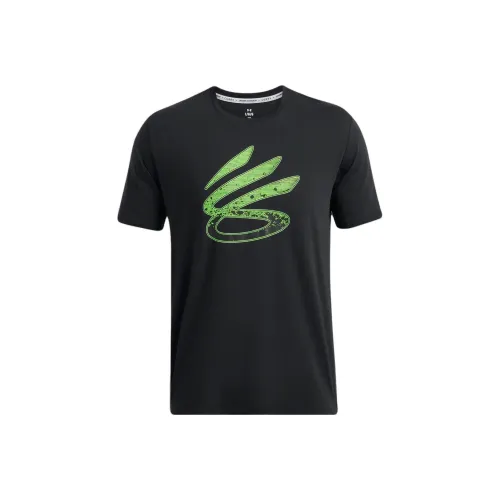 Under Armour CURRY LOGO TREND T Shirt Men's Black