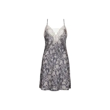 Selmark Nightgown Women's Purple Blue
