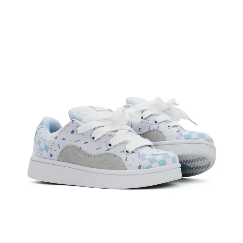 UNIITY Skateboard Shoes Women's Low Top Blueberry-4