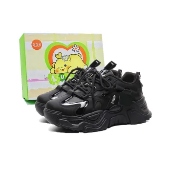 Budding Bear Anti Slip And Wear Resistant Lightweight Height Increasing Low Top Chunky Sneakers Women's