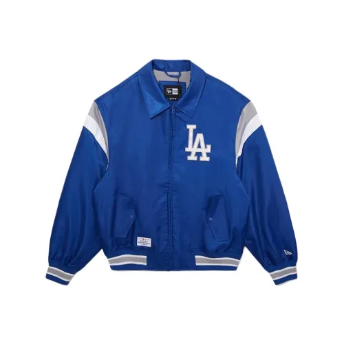 New Era SS25 Baseball Jacket Unisex Blue