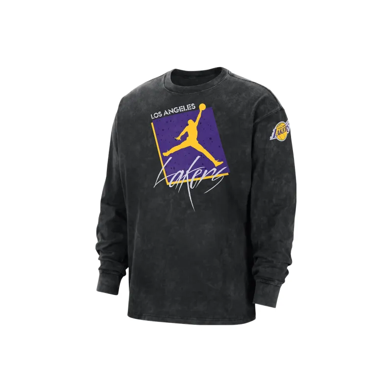Jordan Nba Los Angeles Lakers Max 90 Courtside L/S T shirt-0
