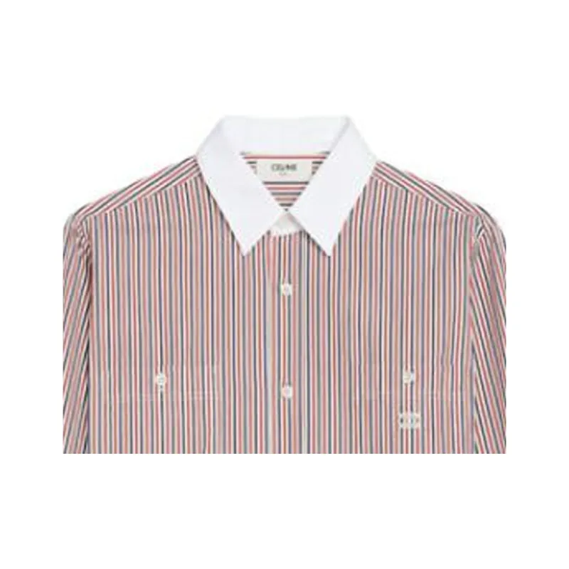CELINE Shirts Women's Red-2