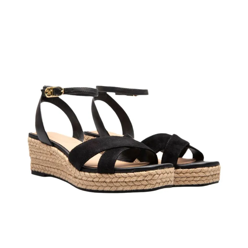 Tommy Hilfiger One Strap Sandals 7cm Women's Black-2