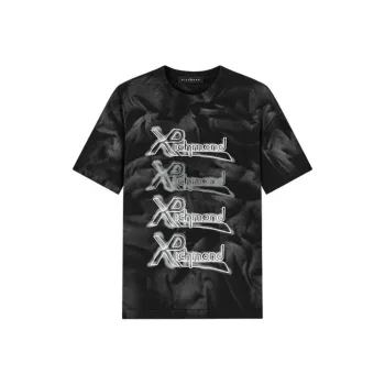 JOHN RICHMOND SS25 T Shirt Men's Black White