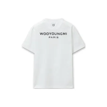 WOOYOUNGMI Back logo Cotton T shirt