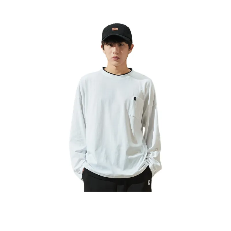 Tonlion T Shirt Men's Raw White-0