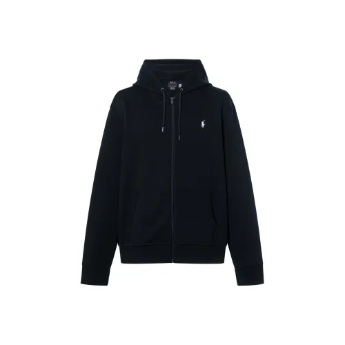 Polo Ralph Lauren Logo Embroidered Zip Up Hoodie