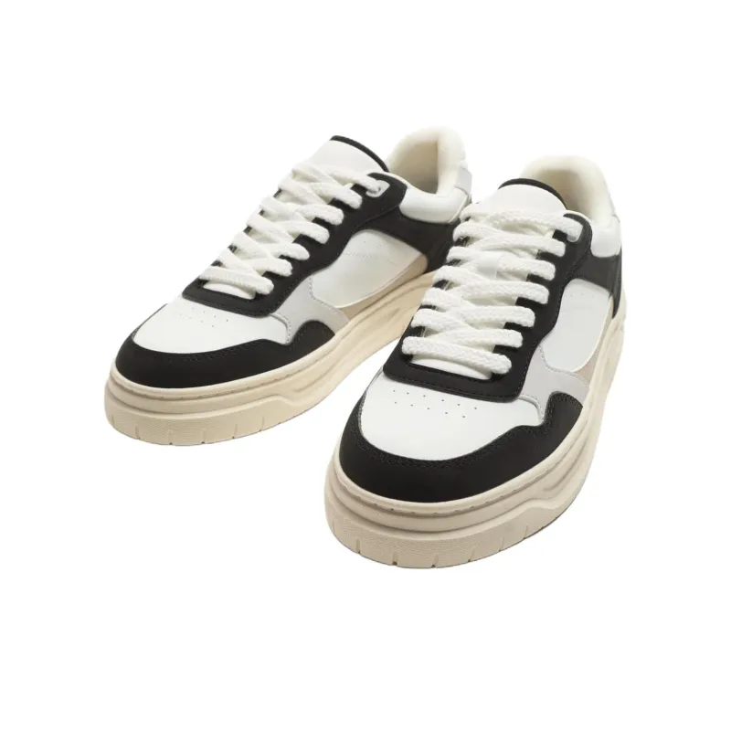 ZARA Low Top Casual Shoes Men's Black White-1