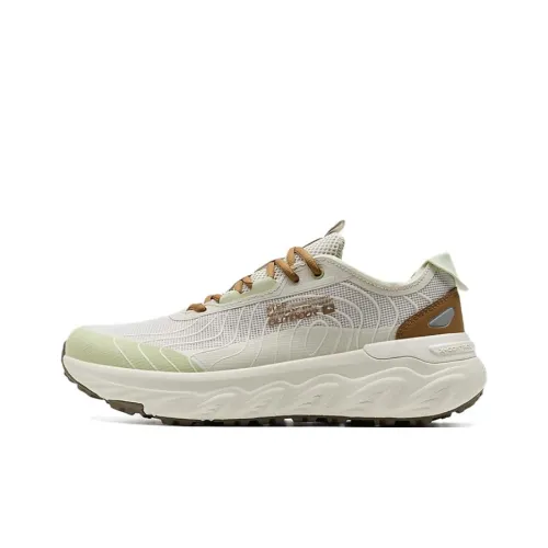 XTEP Lightweight Anti Slip Low Top Casual Shoes Women's White Boat Brown