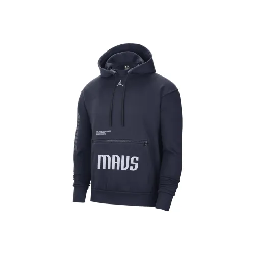 JORDAN Nba Dallas Mavericks Courtside Statement Edition Loose Fit Hoodie