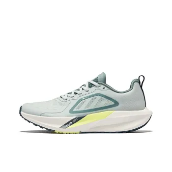 Erke Cushioning Rebound Low Top City Commute Running Shoes Men's Light Gray Green Sage Leaf