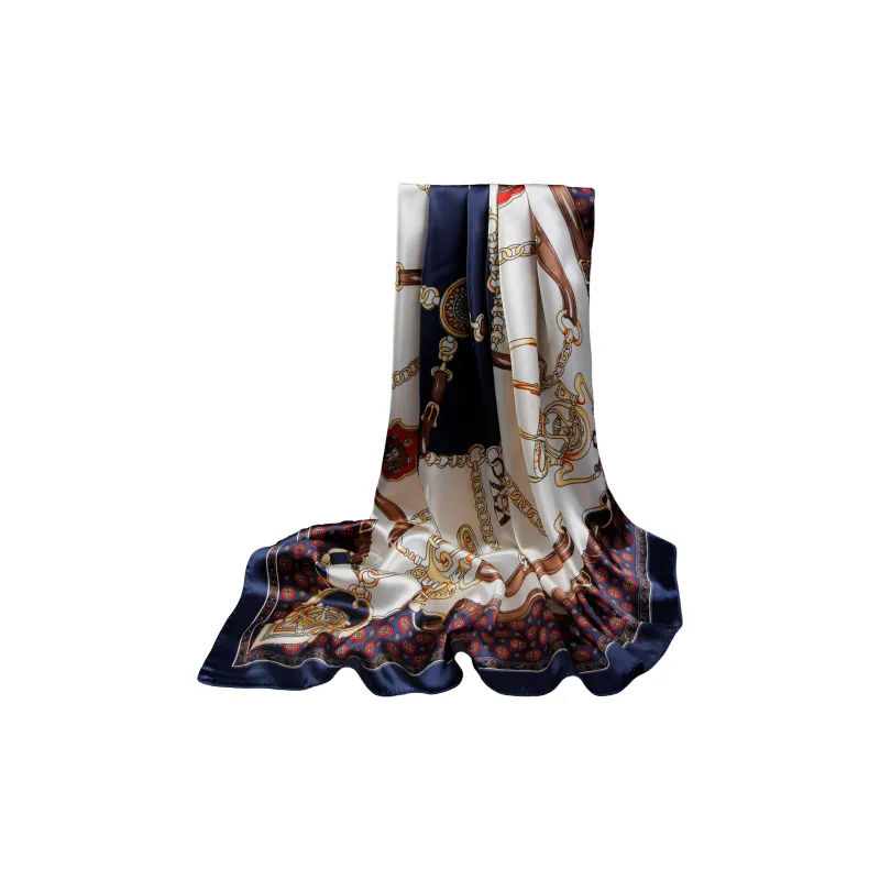Shanghai Story 100% Polyester Silk Scarves Women's-88
