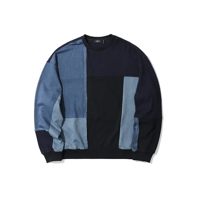 FIVE CM Sweatshirts Men NYX/Navy Blue-0