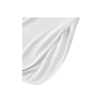 【dme】 Drop Shoulder Sleeve T Shirt Women's Raw White