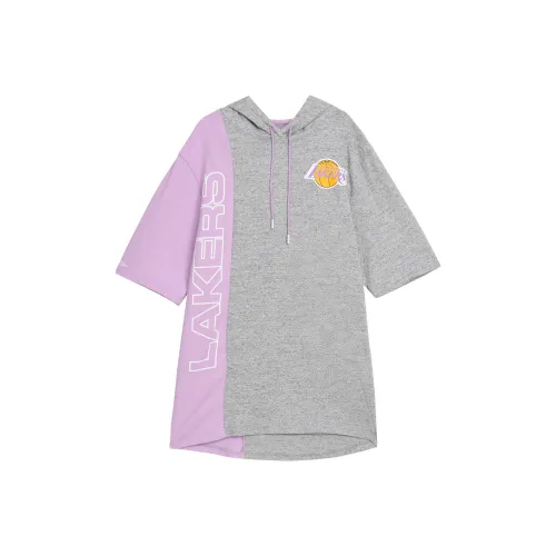 Mitchell Ness Sweatshirts Unisex Gray Purple