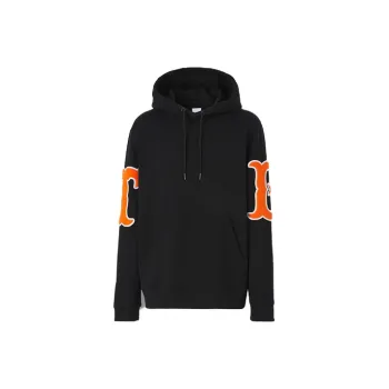Burberry Letter Graphic Appliqué Hoodie