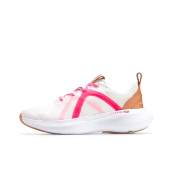 COLE HAAN Cushioned Wear Resistant Breathable Supportive Lightweight Low Top Running Shoes Women's White
