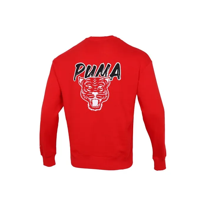 PUMA Sweatshirts Men Red-0