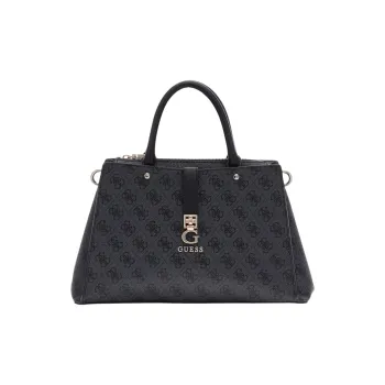 GUESS Polyurethane Shoulder Bag, Crossbody Bag, Handbag Women's Black Gray