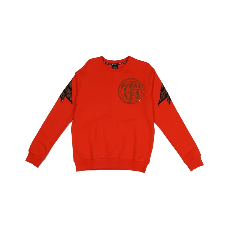 TCH Sweatshirts Unisex Orange Red-0