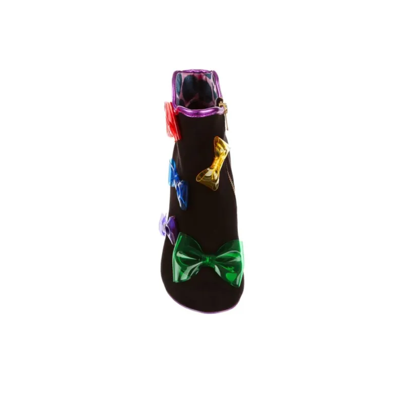 IRREGULAR CHOICE Yummy Gummy Ankle Boots 9.5cm Women's Black-2