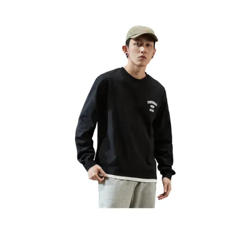 Tonlion T-Shirts Men Black