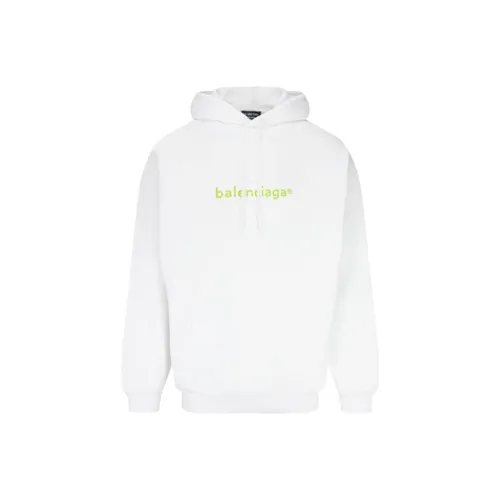 Balenciaga Sweatshirt Loose Fit Style Men's White