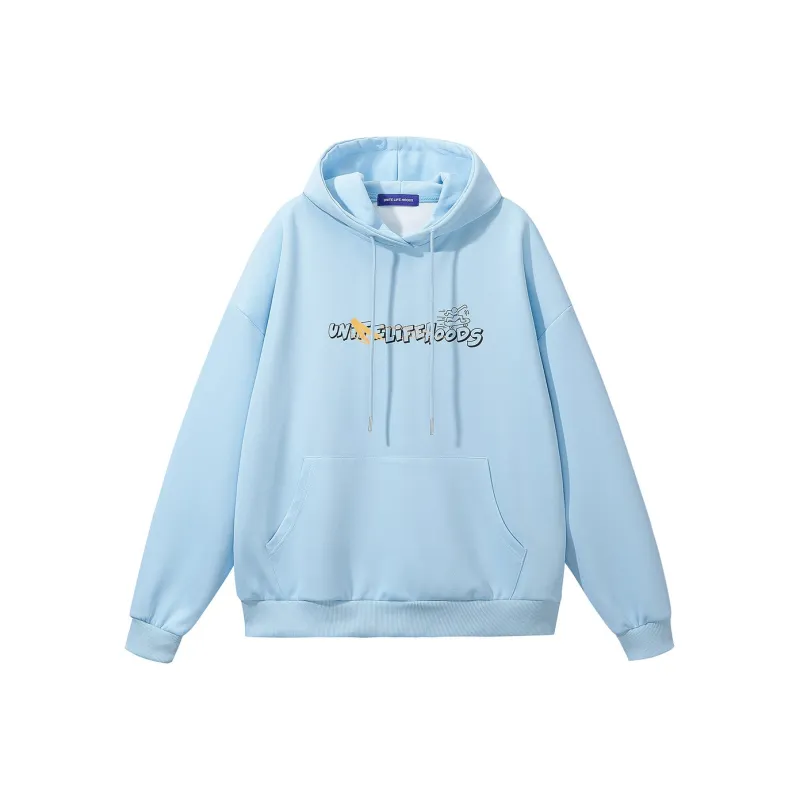 Unite Life HOODS Sweatshirt Unisex Black-79