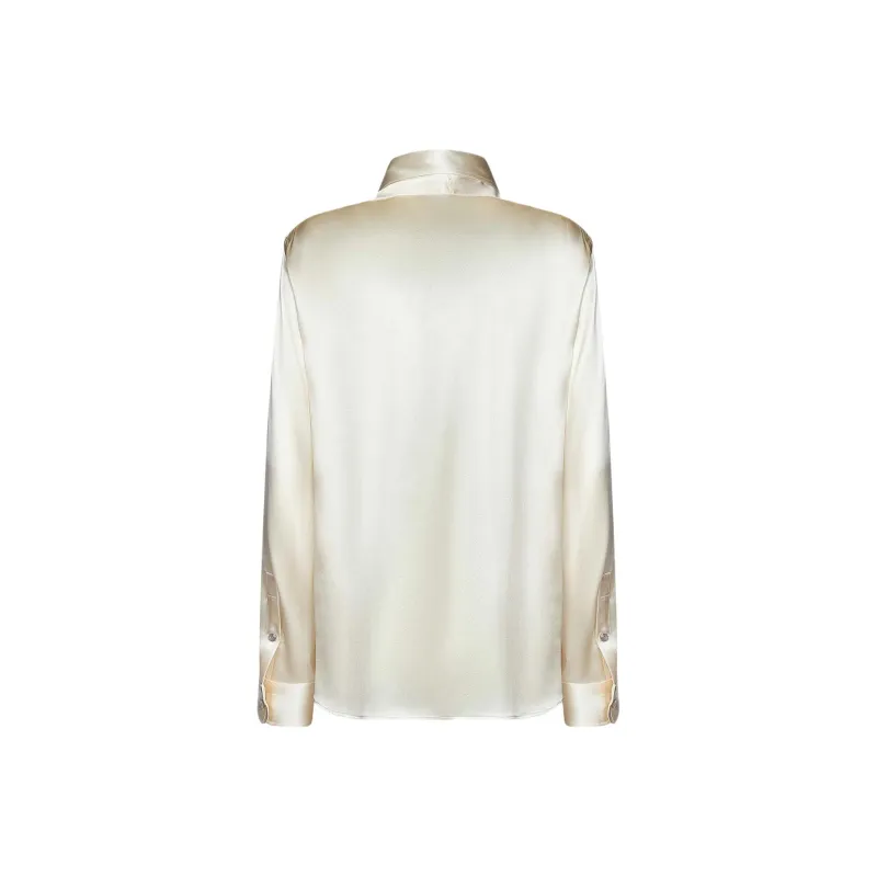 TOM FORD Fluid Charmeuse Satin Shirt-1