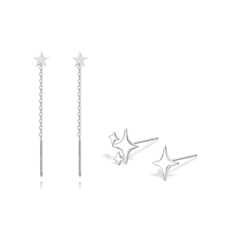 BLANK IN BLANK Sterling Silver Drop Earrings Women's-6