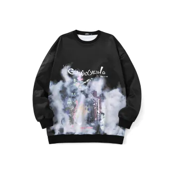 GENANX Crew Neck Loose Fit Sweatshirt Unisex