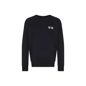 Maison Kitsune Double Fox Head Patch Sweatshirt