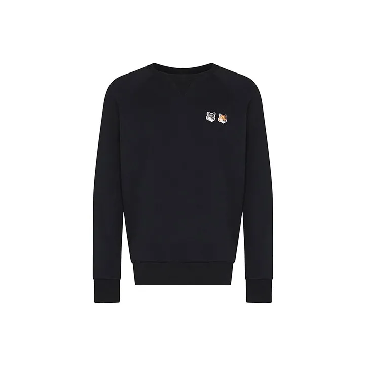 Maison Kitsune Double Fox Head Patch Sweatshirt-0
