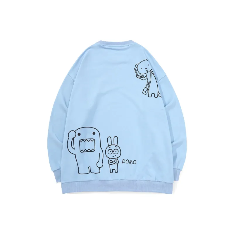 GENANX Crew Neck Loose Fit Regular Sweatshirt Unisex-5