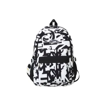 H YXIANG Nylon Backpack Unisex Multicolor