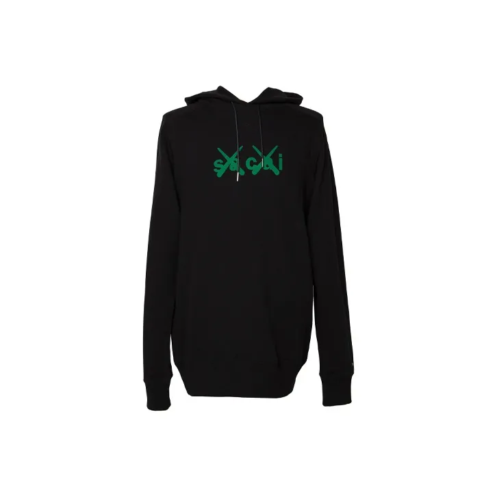 KAWS X Sacai Flock Print Sweatshirt-0