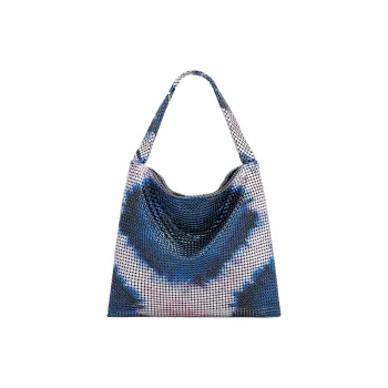 Paco Rabanne Aluminum Tote Bag, Shopping Bag, Handbag, Shoulder Bag Women's Multicolor