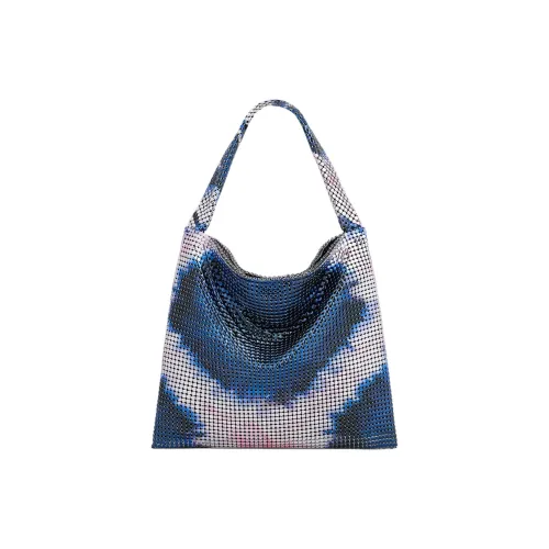 Paco Rabanne Aluminum Tote Bag, Shopping Bag, Handbag, Shoulder Bag Women's Multicolor