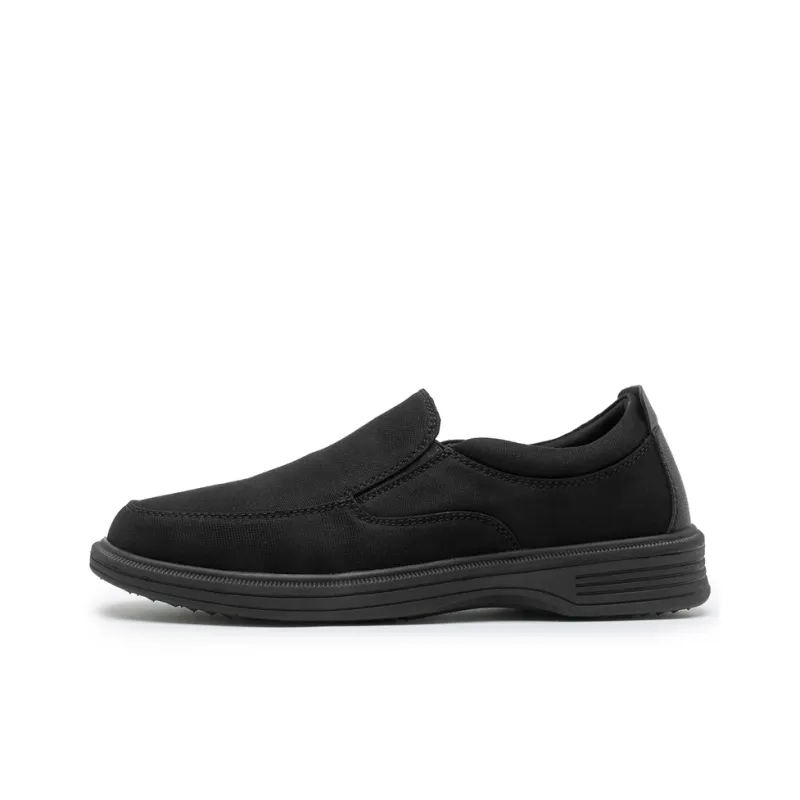 Shu Family Low Top Casual Shoes Men's Black-0