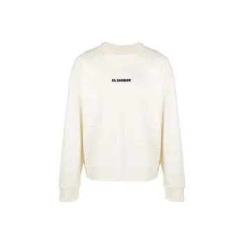 JIL SANDER + Logo Printed Crewneck Sweatshirt