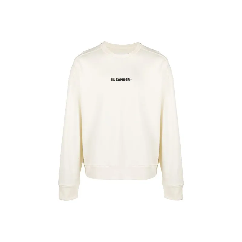 JIL SANDER + Logo Printed Crewneck Sweatshirt-0