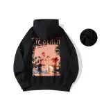 Black Hooded Fleece-Lined