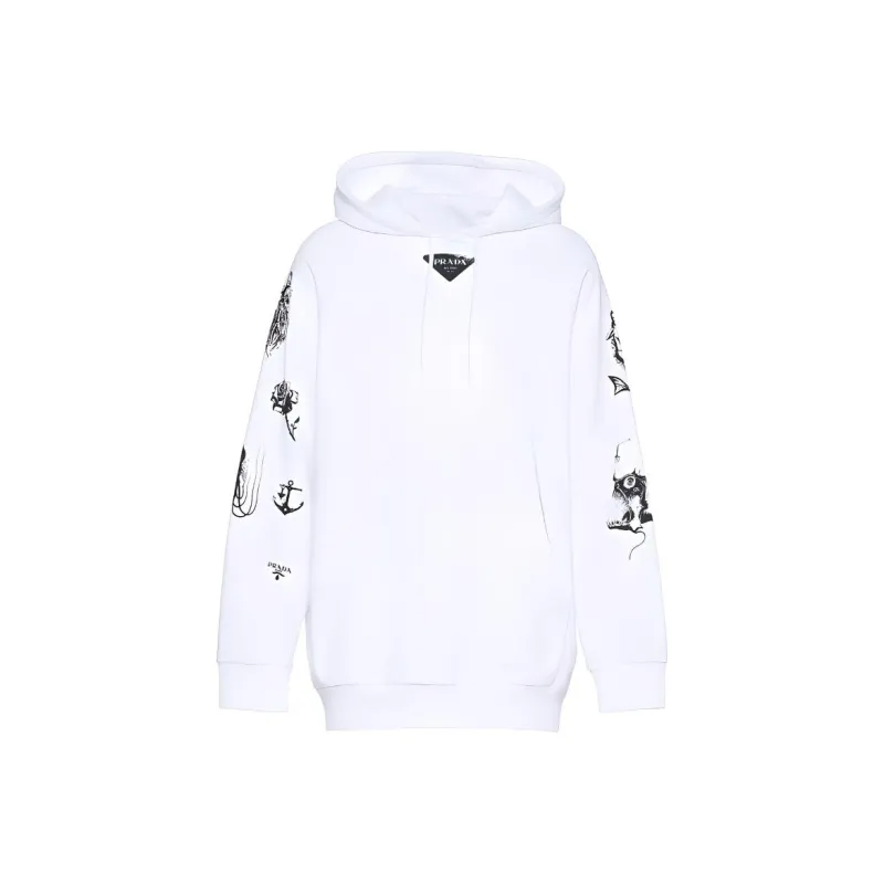 PRADA Sweatshirts Men White-0