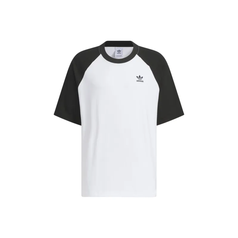Adidas Originals ADICOLOR RAGLAN T SHIRT T Shirt Men's Black/White-0