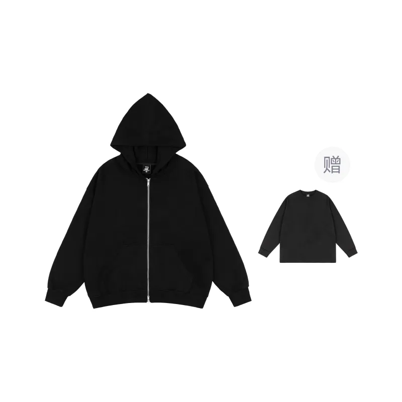 XINYINSU Sweatshirt Unisex Black-36